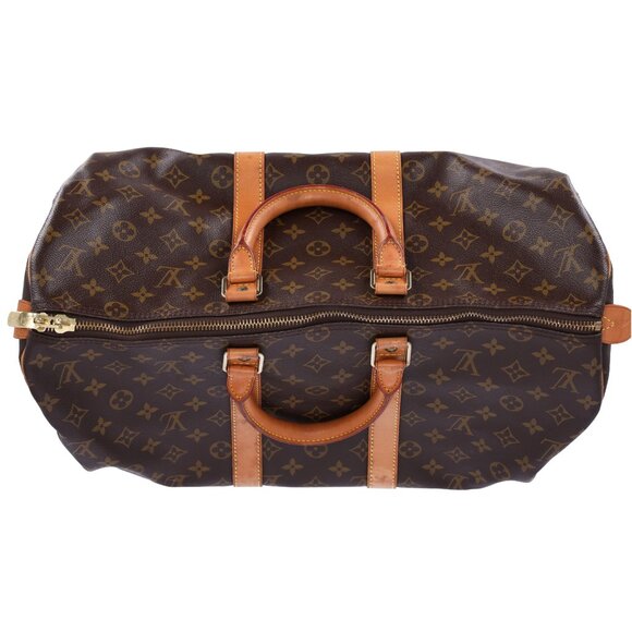 Louis Vuitton Monogram Keepall 45 Travel Boston Bag M41428 Weekender - Picture 12 of 17